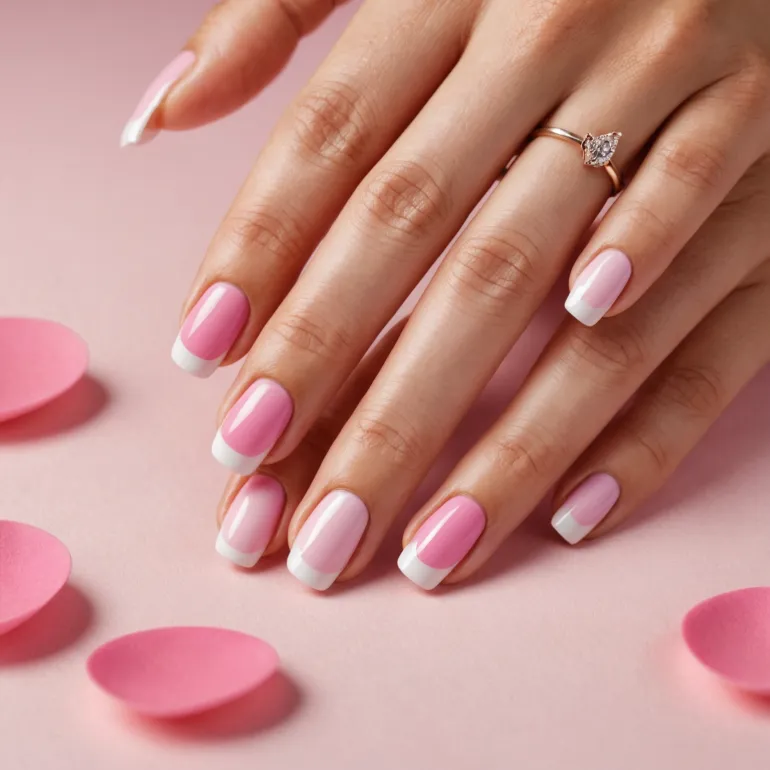 Френч розовый: советы, рекомендации и лайфхаки для идеального маникюра