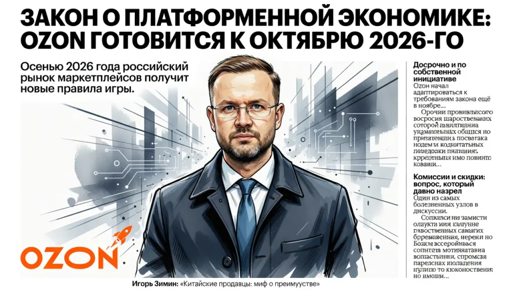 Закон о платформенной экономике: Ozon готовится к октябрю 2026-го