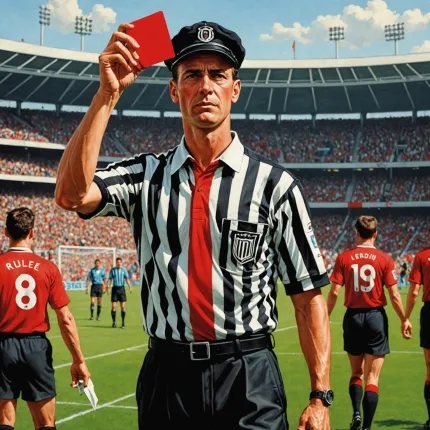 Красная карточка в футболе: история, правила применения и значение в спорте